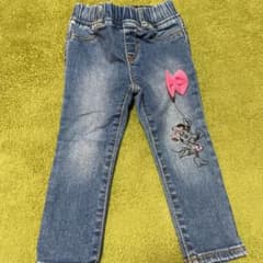 babyGAP ミニー　デニムパンツ ジーンズ　90cmのサムネイル