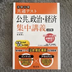 大学入学共通テスト 公共、政治・経済 集中講義 五訂版のサムネイル