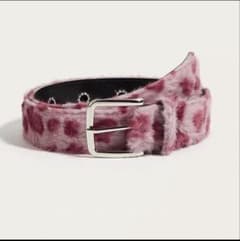 ラスト1点◇leopard fur belt y2k opium archive - メルカリ