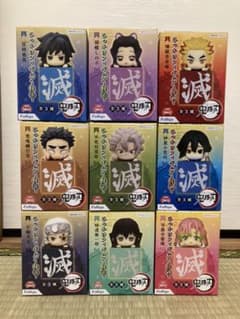 値下げ中‼️鬼滅の刃 ひっかけフィギュア 柱 ①②③ セットのサムネイル