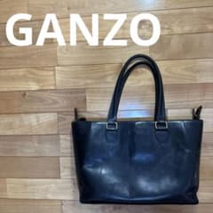 GANZO】【送料無料】ガンゾ レザー ビジネスバッグ 黒 - メルカリ