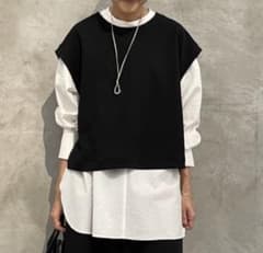 BEARDSLEY ムーンライクショートベストブラック Fサイズ - メルカリ