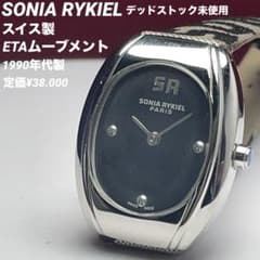 デッドストック未使用 電池新品 SONIA RYKIELソニアリキエル スイス製 