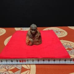 古備前焼、窯印有、一、猿置物 - メルカリ