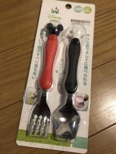 ディズニー　ベビー用スプーン　フォークのサムネイル