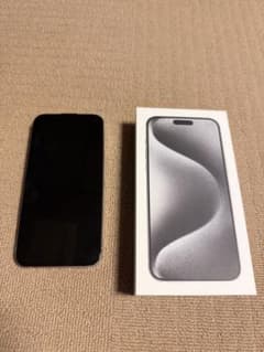 iPhone15 pro max 화이트 티타늄 256GB