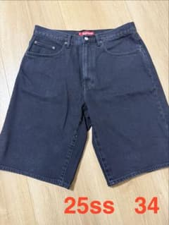 パンツ Supreme Baggy Denim Short 25SS Black 34 Supreme Baggy Denim Short 34 Black 25ss - メルカリ