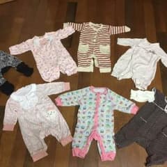 ☆秋冬服 ロンパース 70cm まとめ売り☆のサムネイル