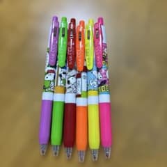 ZEBRA SARASA CLIP スヌーピー ボールペン 6本セット - メルカリ