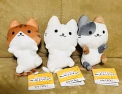 うごく！ねこむかしばなし　ひょこぴょこぬいぐるみ 3種セット