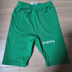FINTA サッカー インナータイツ グリーン　キッズのサムネイル