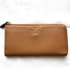 週末限定値下け】プラダ PRADA サフィアーノL字ファスナー長財布 