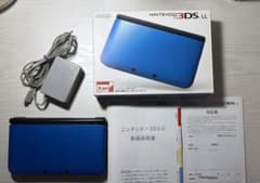 橋*可様 【訳あり】ニンテンドー3DS LL ブルー 箱・充電器付きのサムネイル