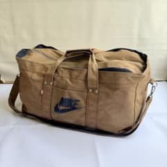 ビンテージ NIKE ナイキ 銀タグ ボストンバッグ キャンバス 大容量 