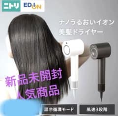 新品未開封 デコホーム ニトリ ナノうるおいミスト美髪ドライヤー ヘア