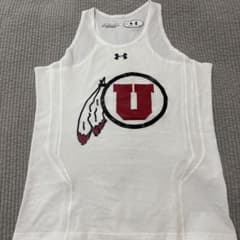 UNDER ARMOUR ノースリーブ ホワイト MD ユタ大学のサムネイル
