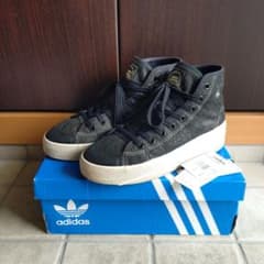 kj着 アディダス NIZZA2 ハイカットスニーカー 降谷建志 adidas - メルカリ