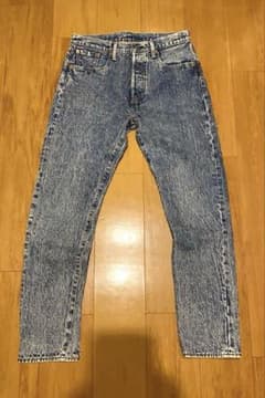 希少デッドストック Levi's 501CT ケミカルウォッシュW30L32最終