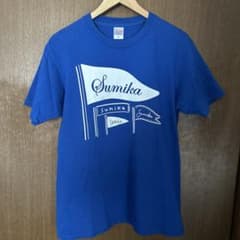 sumika フラッグTシャツ M ブルーのサムネイル