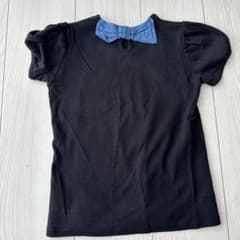 Thumbnail of devirock バックリボン Tシャツ ブラック 130cm