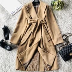 美品✨マックスマーラ マニュエラコート アンゴラ 女優襟 銀タグ ベージュ 36 美品✨マックスマーラ マニュエラコート アンゴラ 女優襟 銀タグ