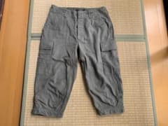 ８０年代ヴィンテージ  ドイツ軍　モールスキンクロップドカーゴパンツニッカーズのサムネイル