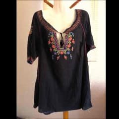 rosebullet 刺繍チュニック 訳ありのサムネイル