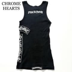 CHROME HEARTS タンクトップ サイドロゴ クロス ブラック M - メルカリ