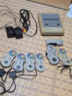 【ジャンク品】任天堂 スーパーファミコン 本体 コントローラーセットのサムネイル