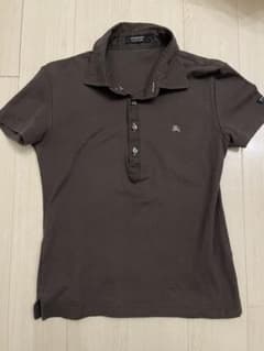 【最終値下げ】BURBERRY BLACK LABEL ポロシャツ ブラウンのサムネイル