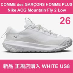新品 26㎝ US8 ギャルソンオムプリュス Nike ACGWHITE 白 - メルカリ