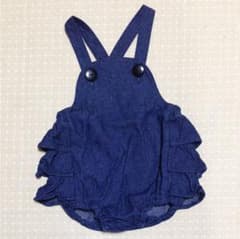 サロペット 80 ロンパース デニムのサムネイル