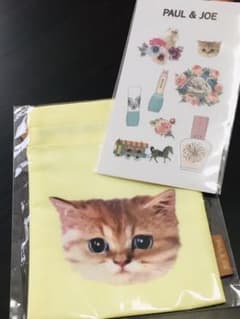 ポールアンドジョー　巾着＋シールのサムネイル