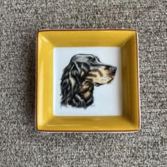 エルメス シャス 犬 プレート スクエア トレイ 廃盤品 - メルカリ