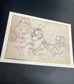 白雪姫　SNOWWHITE ノートカード　ポストカード　中古