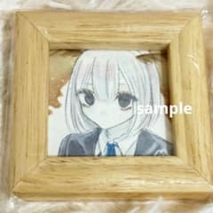 手描きイラスト オリジナル 額縁込み7.5×7.5cm - メルカリ