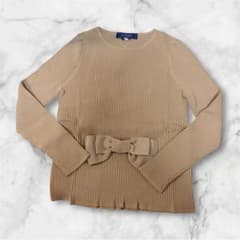 エムズグレイシー❤︎定番人気リボンリブ編みニット　42 エムズグレイシー❤︎定番人気リボンリブ編みニット 42 - メルカリ