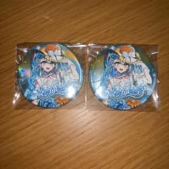 初音ミク マジミラ 2026 缶バッジ メインビジュアル キラキラ仕様 2個のサムネイル