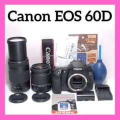 ✨運動会におすすめ✨CANON EOS 60D✨ダブルレンズ✨高速連射✨超望遠