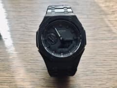 GA2100 カスタムパーツ付　黒文字盤　美品のサムネイル