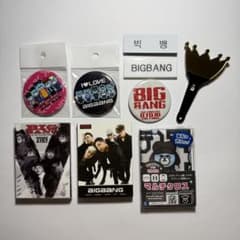 BIGBANG グッズセット 缶バッジ マルチクロス メモ帳 - メルカリ