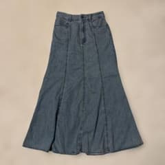 GU デニム ロングスカート Mのサムネイル