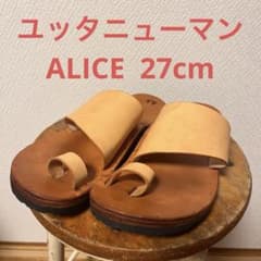 D9 alice アリス レザーサンダル ナチュラル D9 alice アリス レザーサンダル ナチュラル - メルカリ