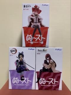 누스트 후추 나비시노부 마키세 홍리개 중음테트 3체 세트