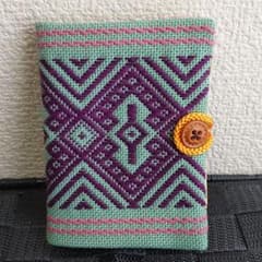 こぎん刺し　ハンドメイド　カードケースのサムネイル