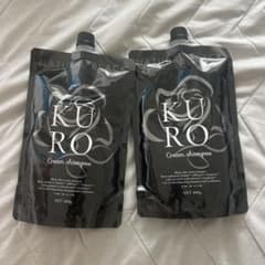 ak ナチュラルブラック KURO クリームシャンプー 400g✖️4点 KURO クリームシャンプー ナチュラルブラック 400g - メルカリ