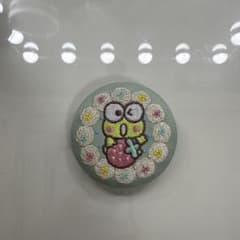 サンリオキャラクターズ 刺繍缶バッジビスケット4 けろけろけろっぴのサムネイル
