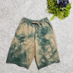 ヴィヴィアンウエストウッド　タイダイ柄 ハーフパンツ メンズ オーブ刺繍2　M ヴィヴィアンウエストウッド タイダイ柄 ハーフパンツ メンズ オーブ