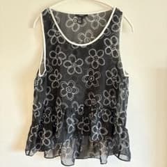 Forever 21 花柄 ノースリーブ ブラウス Mのサムネイル