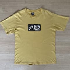 最終値下90's Stussy イエロー グラフィックTシャツ Mアメリカ製のサムネイル